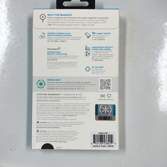 Speck Presidio Grip Discolored IPhone 15 PRO Case - Picture 8 of 11